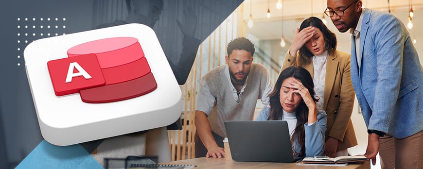 A team struggling to use Microsoft Access for credentialing