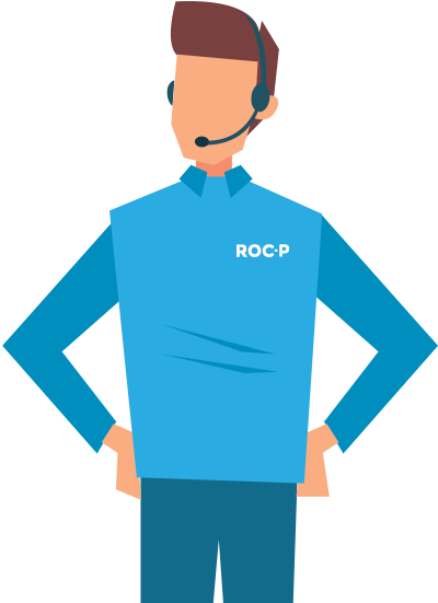 Vector image of a ROC-P staffer